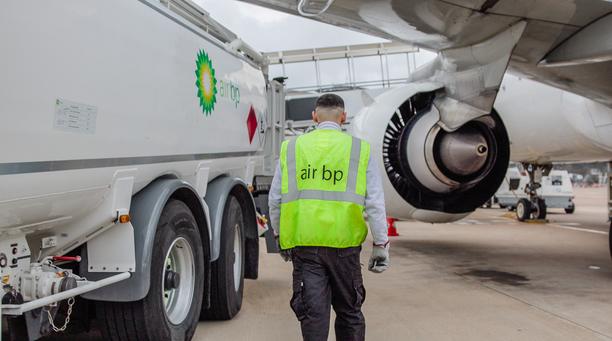 Avitaillement d’un avion — Air BP